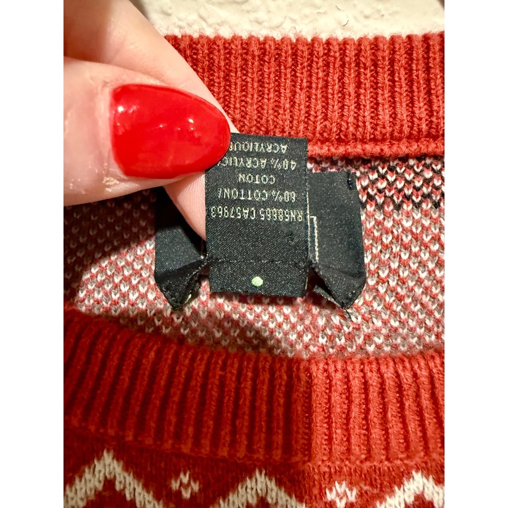 14th & Union Penguin Ugly Christmas Sweater Men's Medium Novelty Graphic Knit - Picture 9 of 11